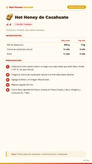 Página de recetas