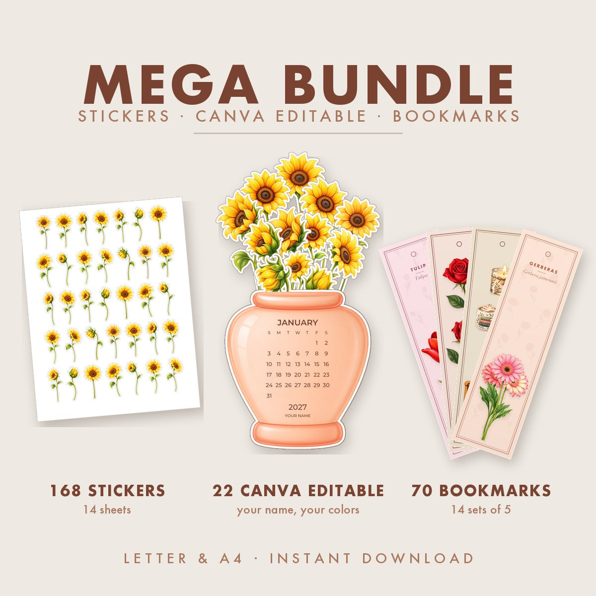 Desk Calendars 2027 — Mega Bundle