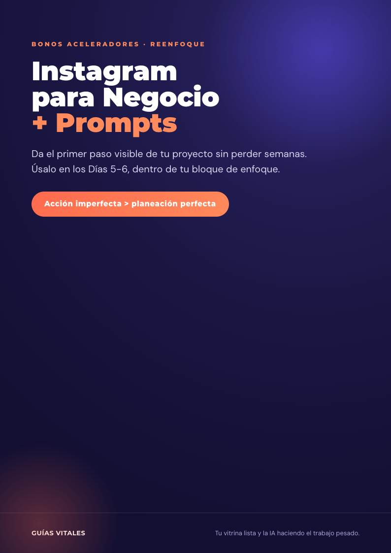 Guía Instagram + Prompts