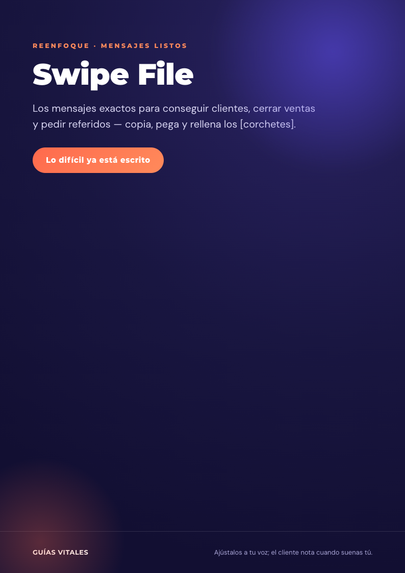 Swipe File
